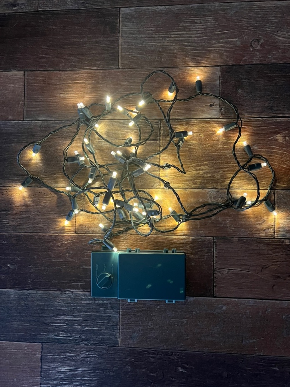 4 Warm White String Lights battery operated